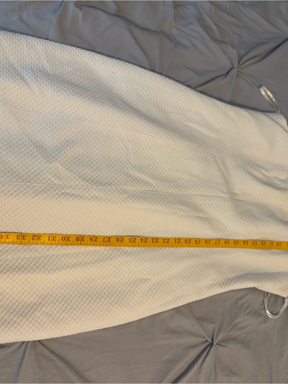 Ted Baker White Textured Shift Dress with silver& neon Trim Neckline - Picture 8 of 9